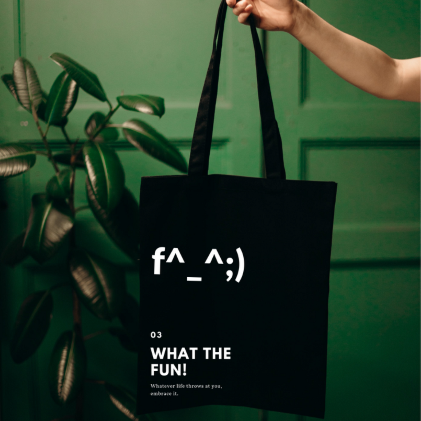 Canvas Tote [What the fun!]